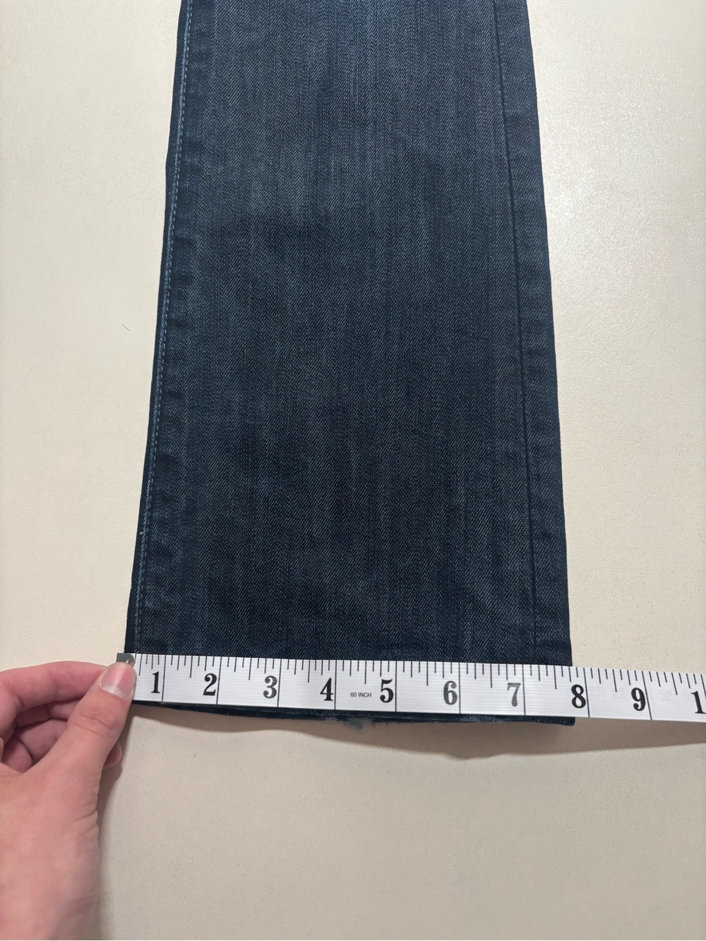 Guess premium Y2K Dark Blue Flare Jeans for Women size 25 grunge - Picture 13 of 13